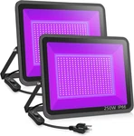 Xycn Pack 250W Led Flood Black Lights IP66. Fixed Price $91.33.