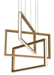 Afx COLP24L30D1 Cole Light 24"W Led Suspension Multi - Gold. Fixed Price $323.00.