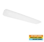 Commercial ELECTRIC48 X 10 Classic White Led Flush Mount Closet Light 3000 Lumen. Fixed Price $99.00.
