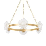Corbett Lighting 485-41 Almandine 42"W Ring Chandelier Gold. Fixed Price $4103.00.