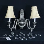 Framburg Czarina 2-LIGHT Wall Sconce 9282SP/BEIGE. Fixed Price $445.00.
