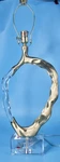 John Richard Metallic Ice Brass Crystal Table Lamp JRL-11104 Lucite Base 32" New. Fixed Price $1999.75.