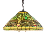 Meyda Lighting 16" Wide Tiffany Dragonfly Pendant - 266608. Fixed Price $625.30.