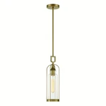 Aged Gold One Light Outdoor Pendant From The Yasmin Collection. Fixed Price $208.00.