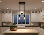 Yansun 3-LIGHT Black Vintage Cluster Hanging Ceiling Fixture Pendant. Fixed Price $35.99.