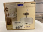 Progress Lighting P2851-09 Alexa 2-LIGHT Brushed Nickel Semi-flush Mount. Fixed Price $128.99.