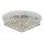 Elegant Lighting Primo 12 Flush, Chrome/royal Cut Crystal V1800F24C-RC. Fixed Price $880.00.