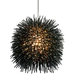 Varaluz 169M01SBL Black Urchin 6" Uber Mini Pendant. Fixed Price $239.20.