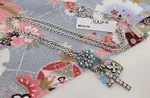 Mariana Summer Fun Synthetic Turquoise Cross Heart Charm Pendant Chain Necklace. Fixed Price $63.44.