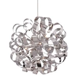 Quoizel RBN2823 Chrome Ribbons 12-LIGHT 23"W Modern Globe Pendant. Fixed Price $551.99.