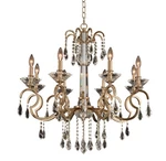 Allegri 031651-FR001 Valencia 8 Light 32"W Taper Candle Style Brushed. Fixed Price $2803.00.