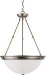 Nuvo Signature Led 3 Light 20 Inch Brushed Nickel Es Pendant/chandelier $275. Fixed Price $83.99.