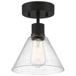 Access Lighting Port Nine Martini Rled Semi-flush, Bk/seed 63146LEDDLP-MBL-SDG. Fixed Price $99.20.