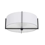 Dainolite PST-153SF Preston Light 15"W Semi-flush Drum Ceiling White. Fixed Price $216.00.