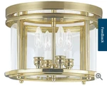 Sea Gull Lighting Model# 51289-02 Incandescent Four Flush Mount Fixture. Fixed Price $99.00.