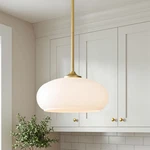 Juno Modern 1-LIGHT Pendant With Opal Glass Shade For Any Room. Fixed Price $176.99.