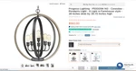 Progress Lighting - Six Pendants Conestee 6. Fixed Price $149.99.