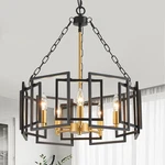 19.6" Modern Farmhouse Chandelier 5-LIGHT Adjustable Ceiling Lamp. Fixed Price $199.99.