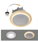 Halo 4 In. Canless Downlight Rl Night Light, 700-LUMENS, Selectable Cct, D2W Dm. Fixed Price $15.70.
