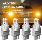 4X 12W 3157 4157 Led Amber Yellow Turn Signal Parking Drl High Power Light Bulbs. Fixed Price $25.64.
