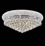 Primo 24" Wide 12-LIGHT Cut Crystal Ceiling. Fixed Price $880.00.