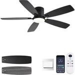 Fumltp 52INCH Ceiling Fans With Lights, Low Profile An.... Fixed Price $101.55.