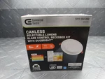 Commercial Electric 6IN Elite Series Led Duobright Baffle Canless Recessed Light. Fixed Price $12.99.