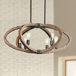 Maxim Bodega Bay 36 1/2" Wide 6-LIGHT Anthracite Pendant. Fixed Price $1500.00.