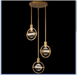 Modern Gold Brushed Brass Finish Pendant Lighting Kitchen Island Dimmable Led. Fixed Price $99.99.