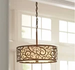 HD-1073-I Carousel Light 18" Pendant Gold Home Decorations Collection. Fixed Price $13.71.