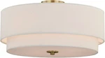 Vaxcel Lighting C0112 Burnaby 4 21"W Semi-flush Drum Brass. Fixed Price $269.99.