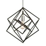 Artcraft Lighting AC11111 Nickel Artistry Single 16"W Pendant. Fixed Price $488.05.