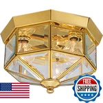 Progress Lighting 3-LIGHT Beveled Glass 9-3/4" Close-to-ceiling, Indoor, P5788-1. Fixed Price $88.78.