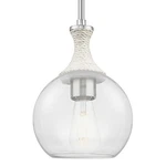 Innovations Lighting 415-1SR-G122-8 Astor 8"W Rope Detailed Mini Nickel. Fixed Price $257.40.