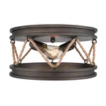 Golden Chatham 2-LIGHT 14" Ceiling Gunmetal Bronze. Fixed Price $190.00.