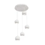 Afx RXYP08RND5 Roxy Light 24"W Multi Pendant - White. Fixed Price $689.60.
