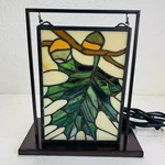 Tiffany Meyda Acorn & Oak Leaf Mini Tabletop Stained Glass Window. Fixed Price $89.99.