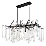 Cwi Lighting Anita Down Chandelier, Black 1094P47-10-101. Fixed Price $1480.00.