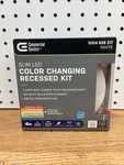 Commercial Electric 4" Led Slim Color Changing Recessed Kit 1004-658-317 New. Fixed Price $19.99.