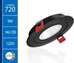Nicor Lighting DGF4(V3) Canless Downlight, Inches, Black. Fixed Price $17.00.