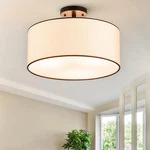 Semi Flush Mount Ceiling Light, 18" Fixture With Diffused Shaped,. Fixed Price $200.36.