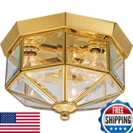 Progress Lighting 3-LIGHT Beveled Glass 9-3/4 Close-to-ceiling Indoor P5788-10. Fixed Price $84.40.