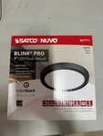 Satco Nuvo 62/1711 Blink Pro 7'' Led Flush Mount Light 11W Black Dimmable. Fixed Price $29.95.