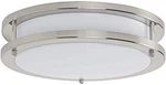 F9913-80-1-4K Led Flush Mount 12-INCH Lighting Fixture, Dimmable Option Brig. Fixed Price $51.35.