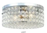 Elegant Designs 12 In. Light Ellipse Chrome Round Flush Mount. Fixed Price $49.99.
