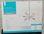 Sputnik Brushed Nickel 9-LIGHT Mini-pendant Luminaire New Box Mcm. Fixed Price $69.99.