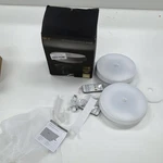 Ezvalo Ceiling Light Led Motion-sensitive Dimmable Wireless White 2 Pack Remote. Fixed Price $22.99.