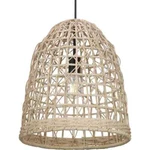 Progress Lighting Jocassee 14 In. Matte Black Pendant With Rattan Shade. Fixed Price $45.99.