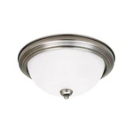 Sea Gull Signature 13" 2 Light Flush Mount, Antique Brushed Nickel, 77064-965. Fixed Price $44.97.