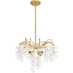 Gold Leaf Four Light Pendant From The Maple Collection. Fixed Price $749.99.